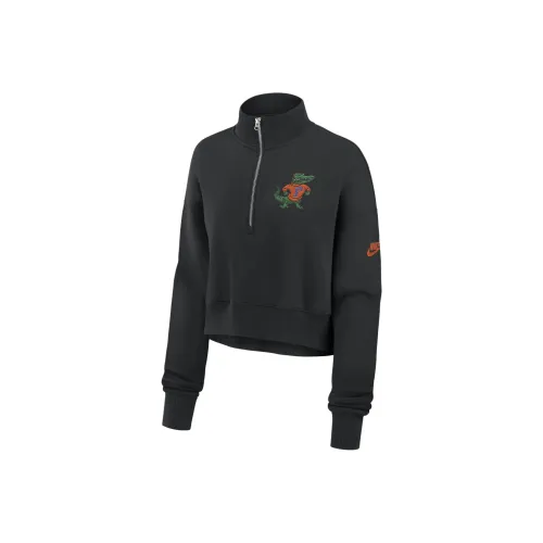 nike CollegeFlorida FW24 Gators Legacy Elevated Логотип Толстовка Женские Черный