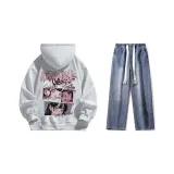 Set (Премиум Серый Стандартное Издание + Темно-Синий Джинсы)