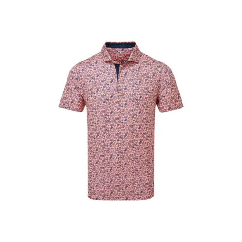 PUMA MATTR Golf Поло Мужское Розовое