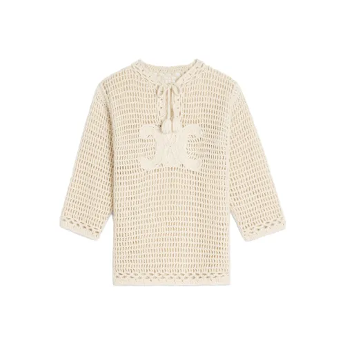 CELINE SS23 Трикотаж Женский Экрю