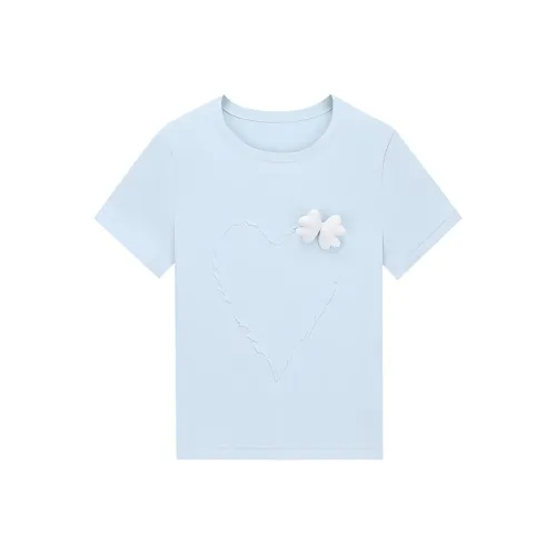 Victoria's Secret SUSAN FANG Co Branded Модель Синий Женские T Рубашки