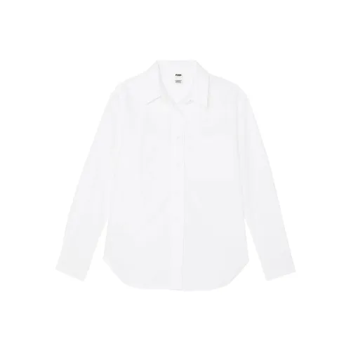Victoria's Secret Розовый Классический Оксфорд Рубашка Optic White Shirt Женские Оптический белый