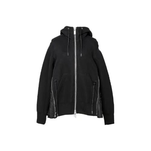 sacai Черный Женские Свитшоты