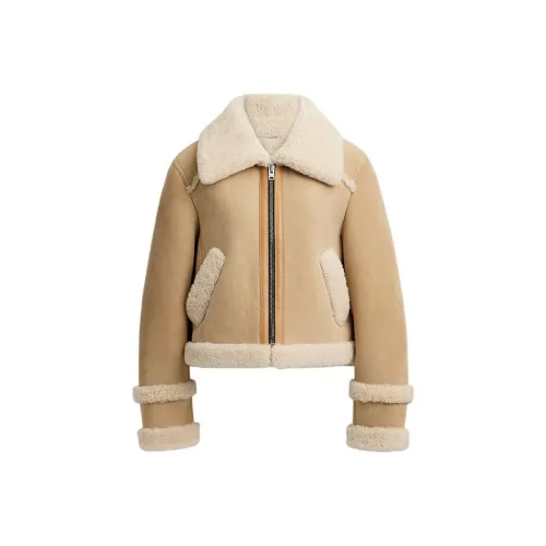 COACH SS24 Куртки и Пальто Женские Песочно-желтые