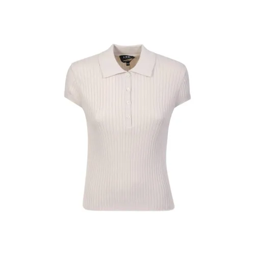 A.P.C Экрю Женские Поло