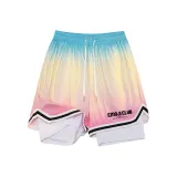 Градиентный розовый