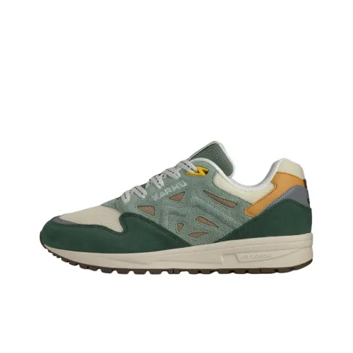 MÖLKKY x KARHU Legacy 96 Устойчивый к истиранию Низкий Топ Повседневная обувь Унисекс Зеленый Коричневый