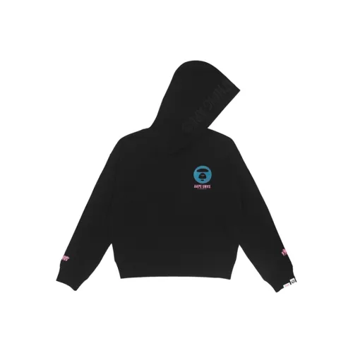 Aape Черный BKX Женские Свитшоты