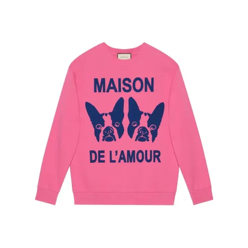 GUCCI Розовые Женские Свитшоты