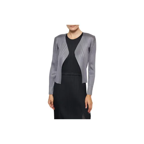 PLEATS PLEASE ISSEY MIYAKE Серый Женский Трикотаж