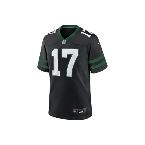 nike New York Jets NFL FW24 Davante Adams Регби Джерси Мужской Черный