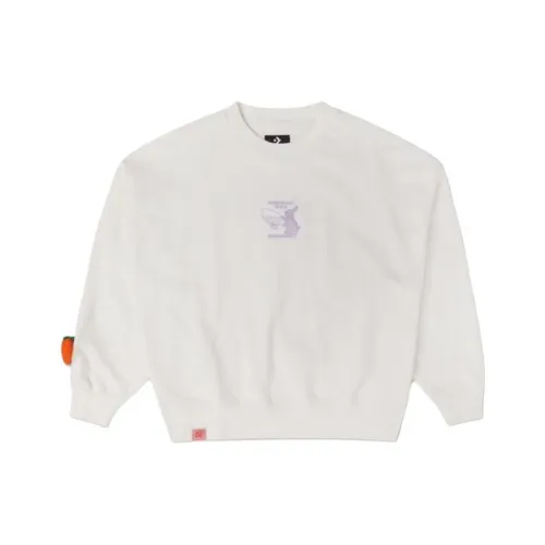 Конверс Свитшот Женский Молочный Белый