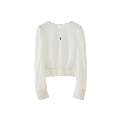 NancyCavally Рубашка Женская Белая