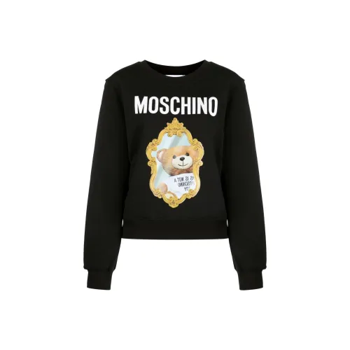 MOSCHINO Черные Женские Свитшоты