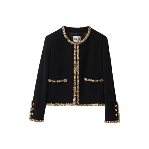 MIU MIU Куртки и Пальто Женские Черные