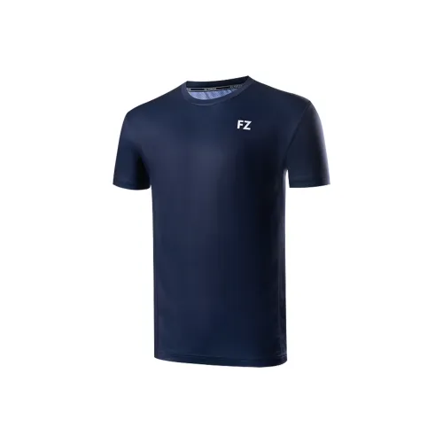 VICTOR x FZ FORZA Бадминтон Джерси Унисекс Черный Синий Драгоценный камень