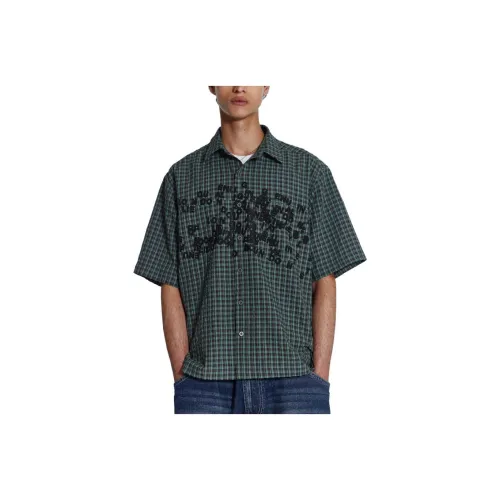 Jaded London Зеленая Унисекс Рубашка