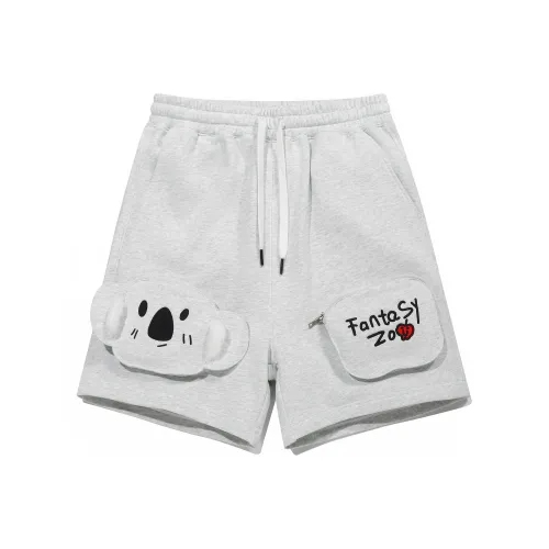 Guuka Повседневные шорты Мужские Цветочные Абрикос