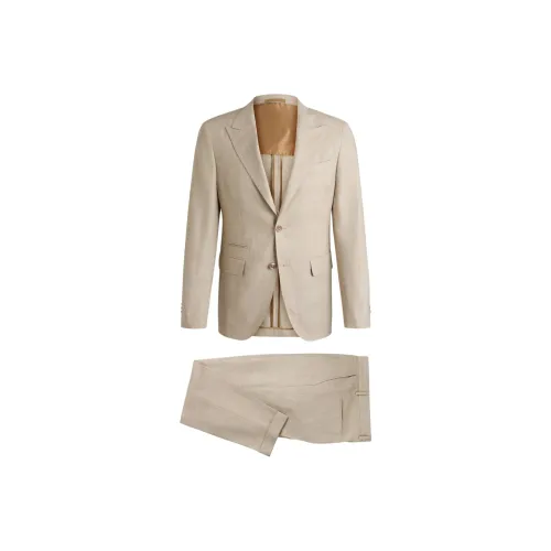 Hugo Boss Бизнес-костюм мужской светло-коричневый