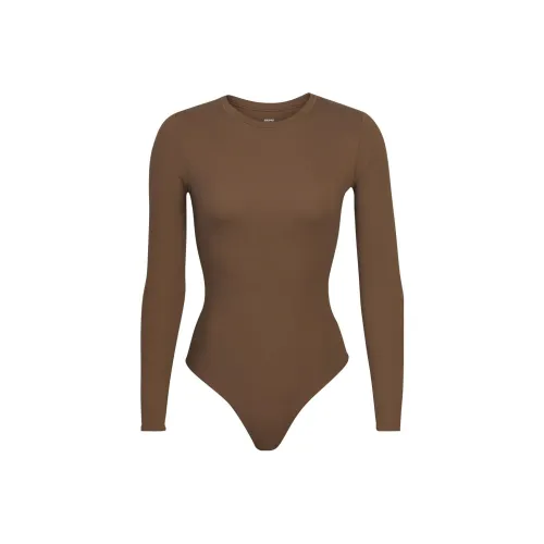 Skims Светло-коричневый Женское боди