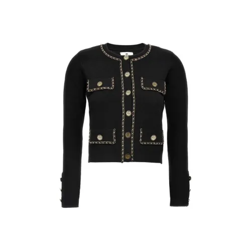 Elisabetta Franchi Куртки и Пальто Женские Черные