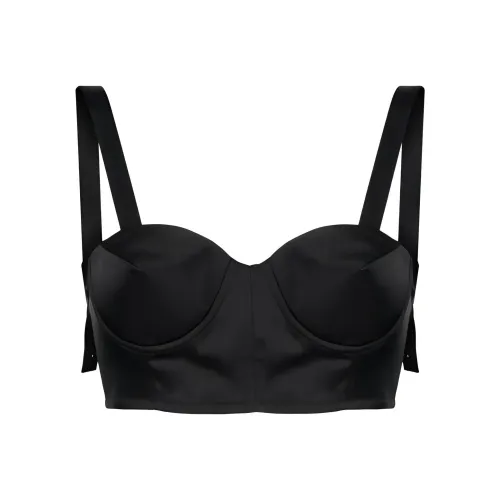 Maison Margiela Черные Женские Топы без бретелек