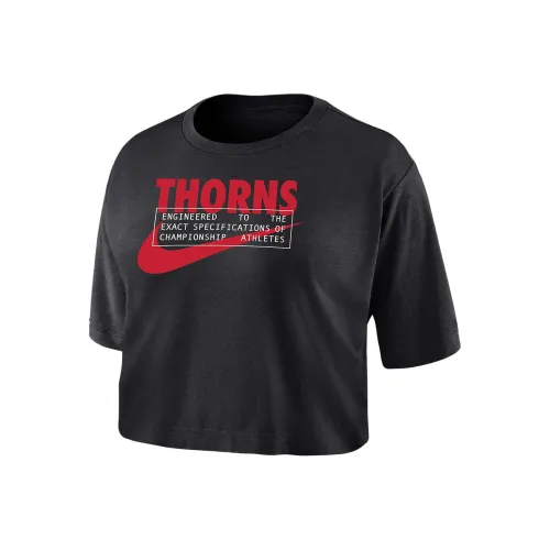 NIKE Черные Женские Футболки