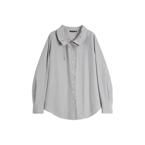 Elle Средне-серые Женские Рубашки