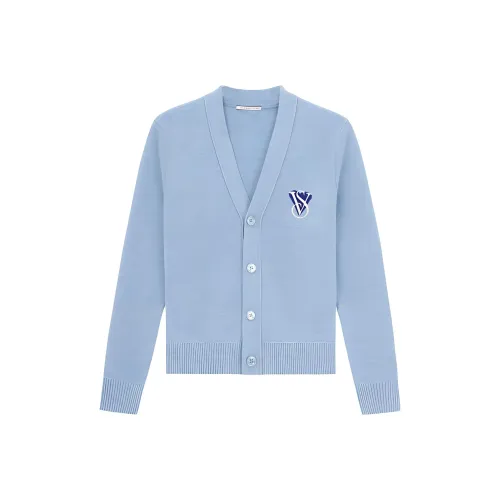 Victoria'S Secret THE MIX Трикотажная ткань Кардиган Унисекс Джинсовый синий