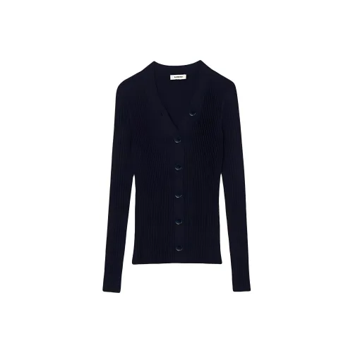 Sandro Трикотаж Женский Темно-синий