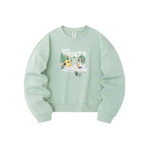 ANTA Свитшот Женский Камень Зеленый
