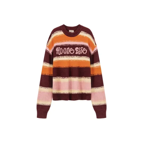 NO ONE ELSE Оранжевый Коричневый Унисекс Трикотаж