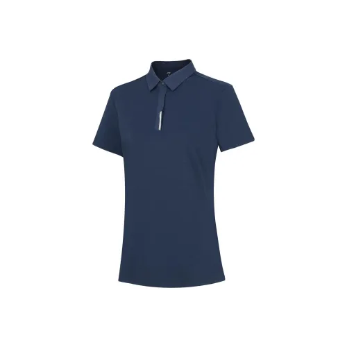 LINING Поло Женское Темный Корабельный Синий