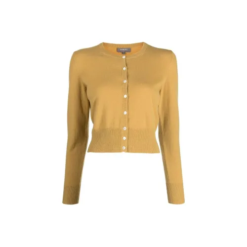 N.Peal Кашемир Свитер Женский Горчичный Желтый