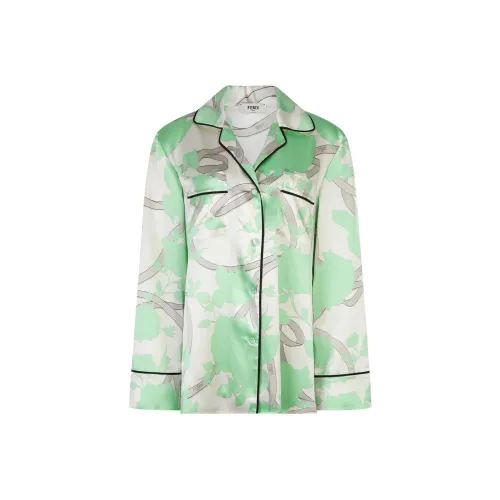 FENDI Зеленые Женские Рубашки