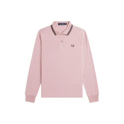 FRED PERRY Поло Женское Розовое
