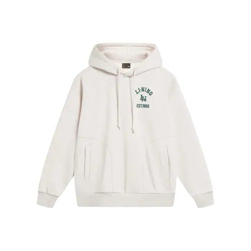 LINING Sports Fashion Collection Приглушенный серый с текстурой вереска Женские Толстовки