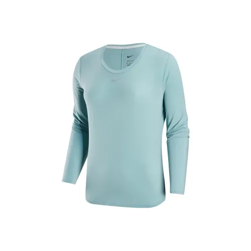 NIKE Синие Женские Футболки