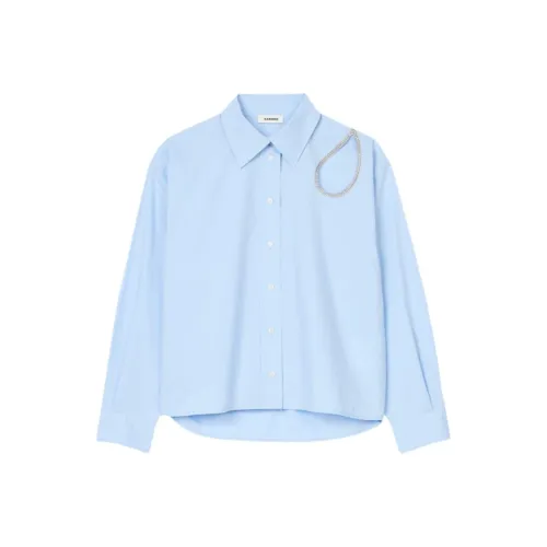 SANDRO Небесно-голубые Женские Рубашки