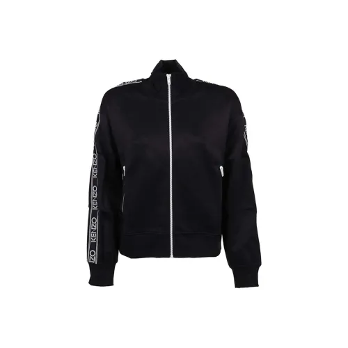 KENZO Letter Logo Черные Женские Куртки
