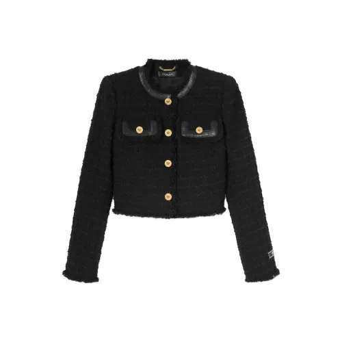 VERSACE Куртки и Пальто Женские Черные