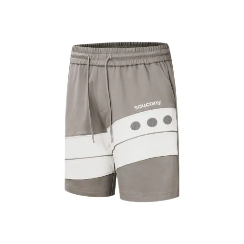 Saucony Повседневные шорты Унисекс Серый Белый
