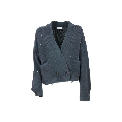 Brunello Cucinelli Серый Женская Трикотажная Одежда