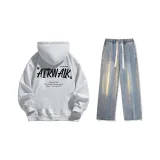 Set (Премиум Серый Стандартное Издание + Винтаж Синий Джинсы)