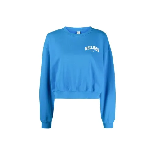 SPORTY & RICH Синий Женские Толстовки