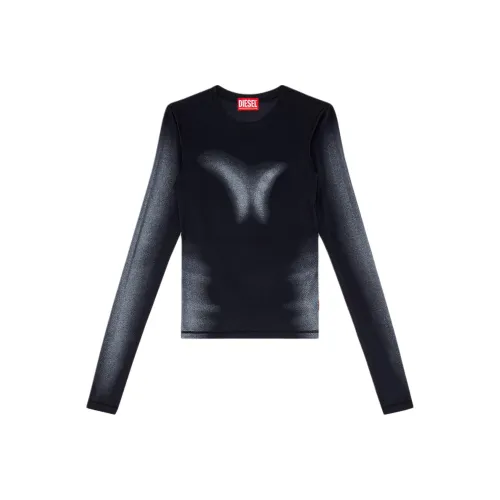 DIESEL Черные Женские T-рубашки