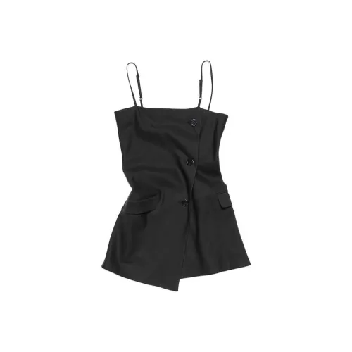 ACNE STUDIOS SS24 Топ на бретелях Женский Черный