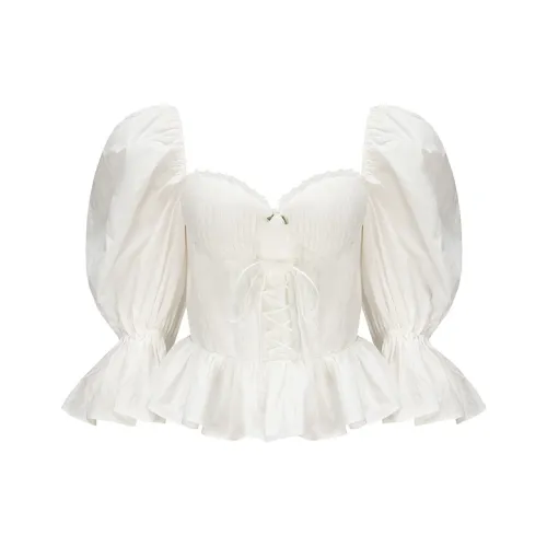 NANA JACQUELINE Белые Женские Рубашки