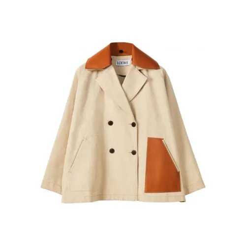 LOEWE Хаки Женские Куртки