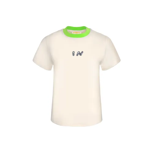 INTERPLU Экрю Женские Рубашки T